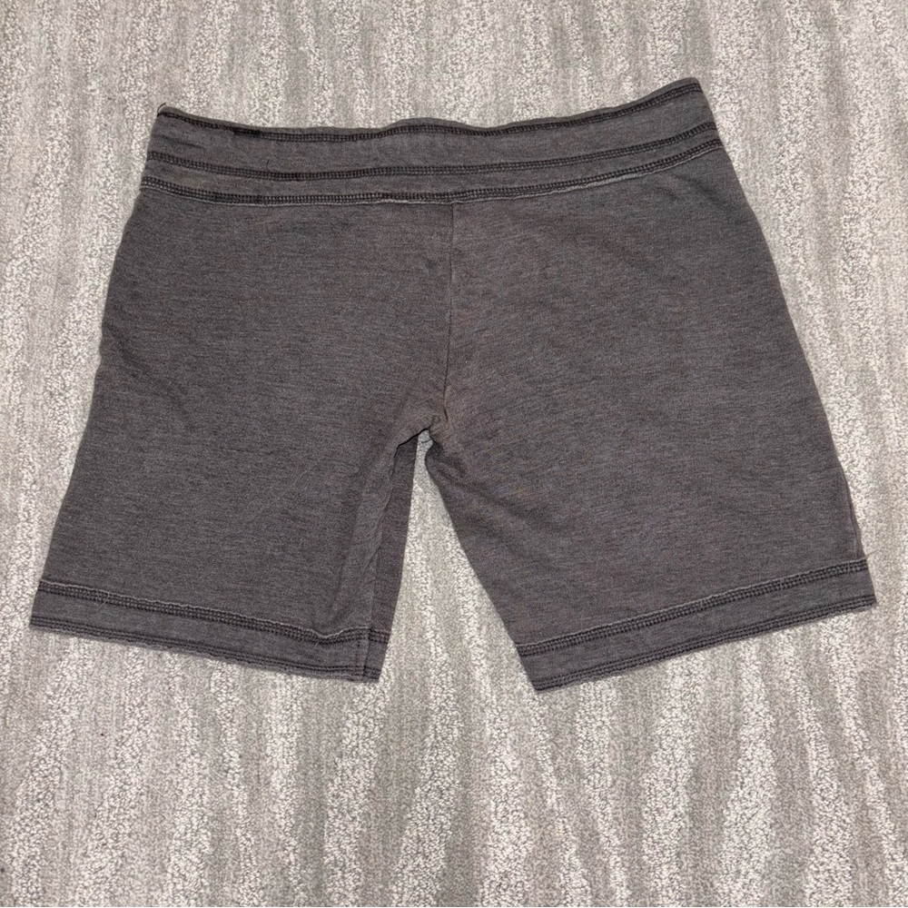 It’s Happy Bunny “Just Go Away” Y2K Shorts Drawstring Gray Graphic Junior Size S - Picture 2 of 6